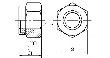Titanium Nylon Nut