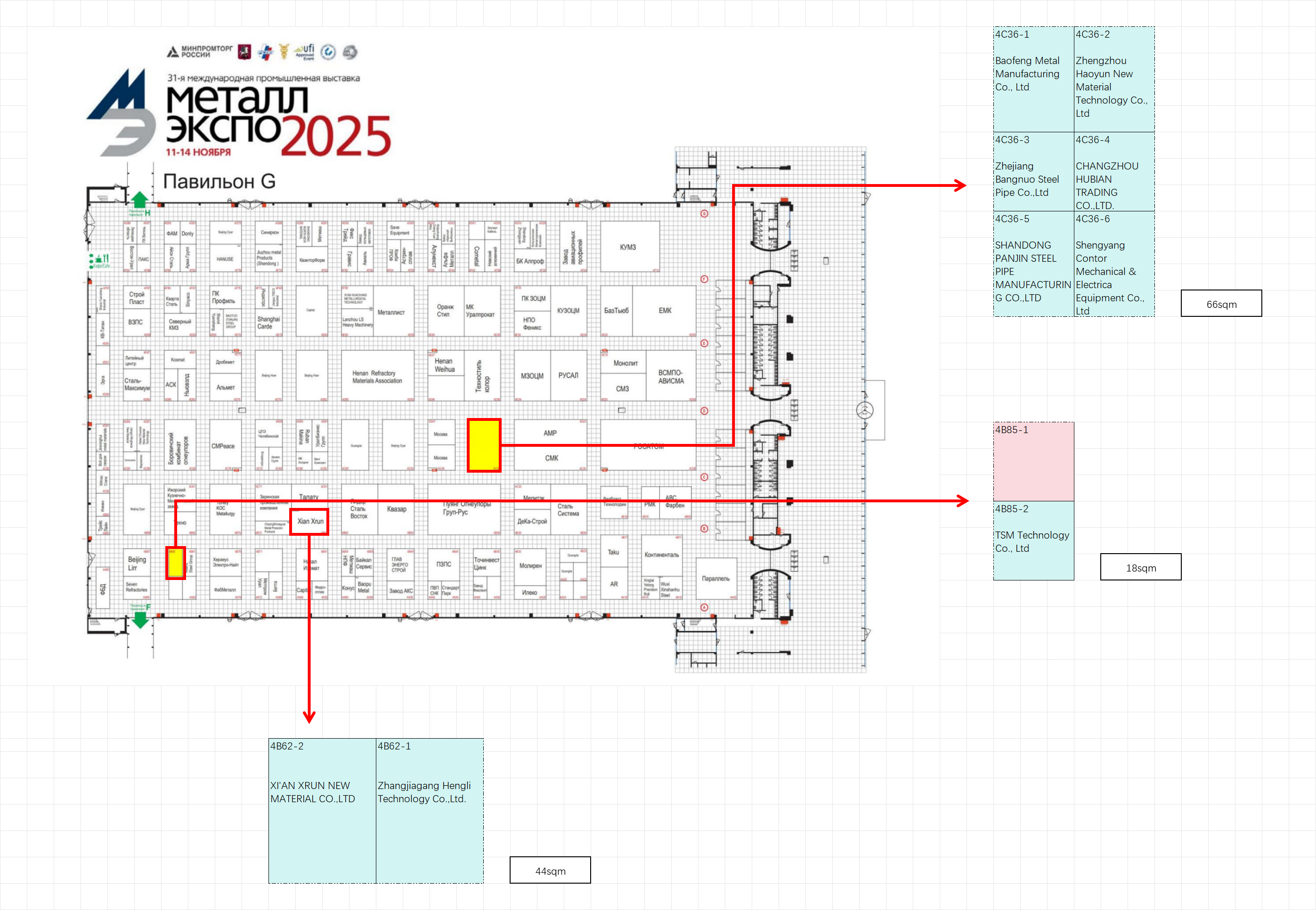 Booth map