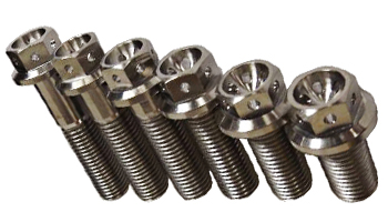 Titanium hex flange bolt with serrated bearing surface — Grade 5 Ti-6Al-4V.jpg