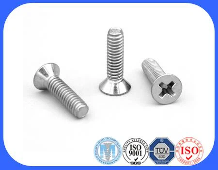 DIN 965 Corrosion Resistant Cross Tooth Countersunk Head Titanium Screws Nail