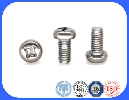 DIN 7985 Cross Recessed Button Head Titanium M6 Screws